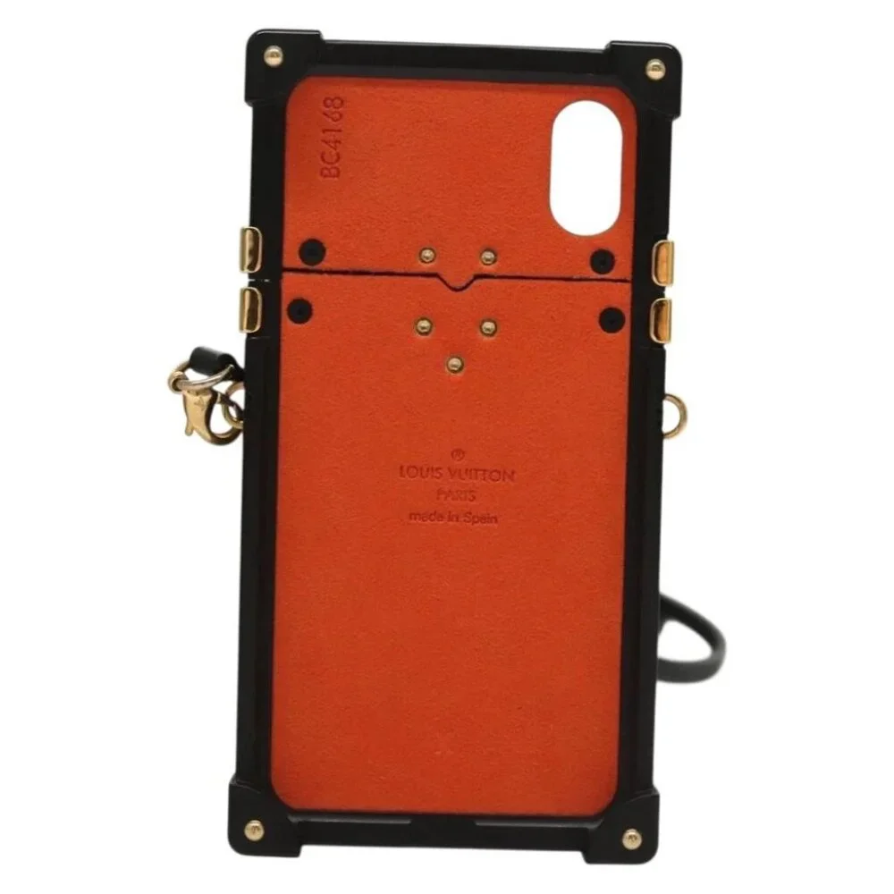LOUIS VUITTON Transformed Cat Eye Trunk iPhone XS Case Black